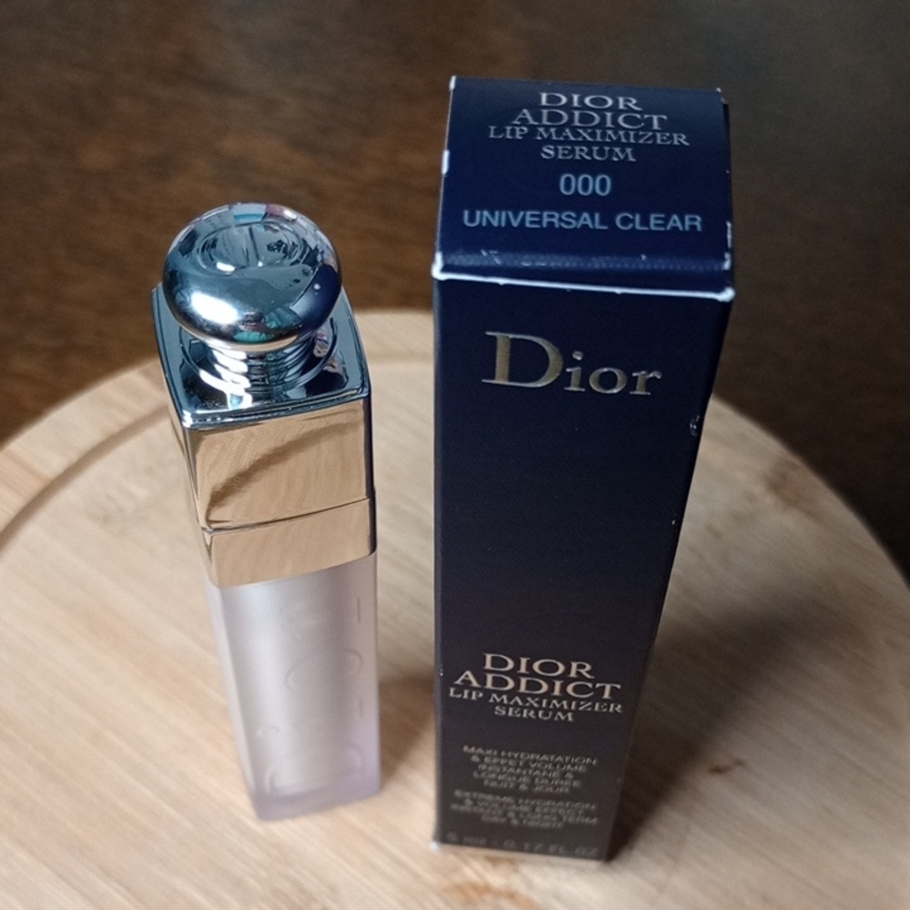 Dior Lip Maximizer Serum – Silver Cap with Transparent Tube